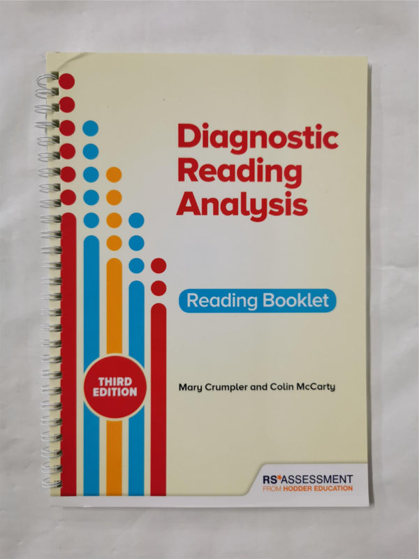 Diagnostic Reading Analysis DRA Reading Booklet 3E Mary Crumpler, Colin McCarty