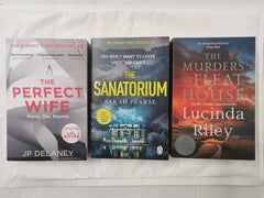 3 Thriller Bundle! The Sanatorium, The Perfect Wife, The Murders at Fleat House