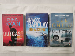 Bundle of 3 Thrillers! Includes books by Lee Child, Chris Ryan & Linwood Barclay