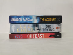 Bundle of 3 Thrillers! Includes books by Lee Child, Chris Ryan & Linwood Barclay