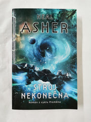 Stroj nekonečna by Neal Asher (Infinity Engine) Signed