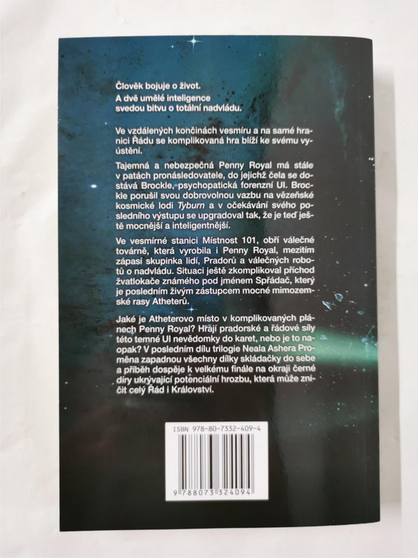 Stroj nekonečna by Neal Asher (Infinity Engine) Signed