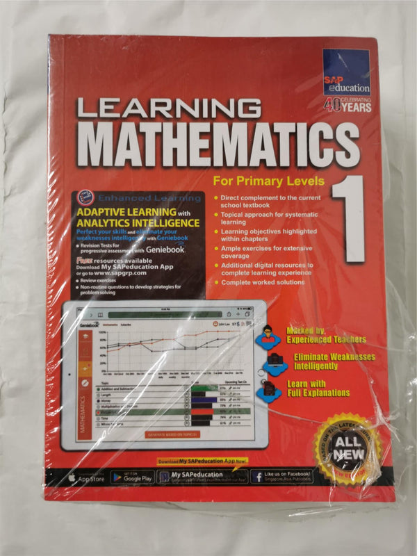 6 Books/Set SAP Learning Mathematics Book Grade 1-6