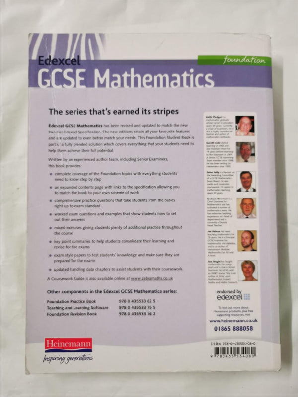 Edexcel GCSE Maths Foundation Student Book (whole course) by Sue Bright, Keith P