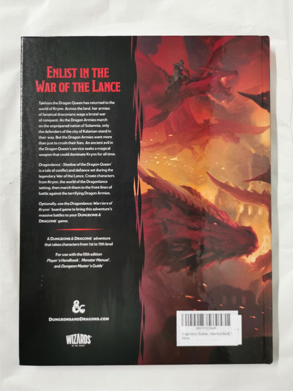 Dragonlance: Shadow of the Dragon Queen (Dungeons & Dragons Adventure Book) Hard