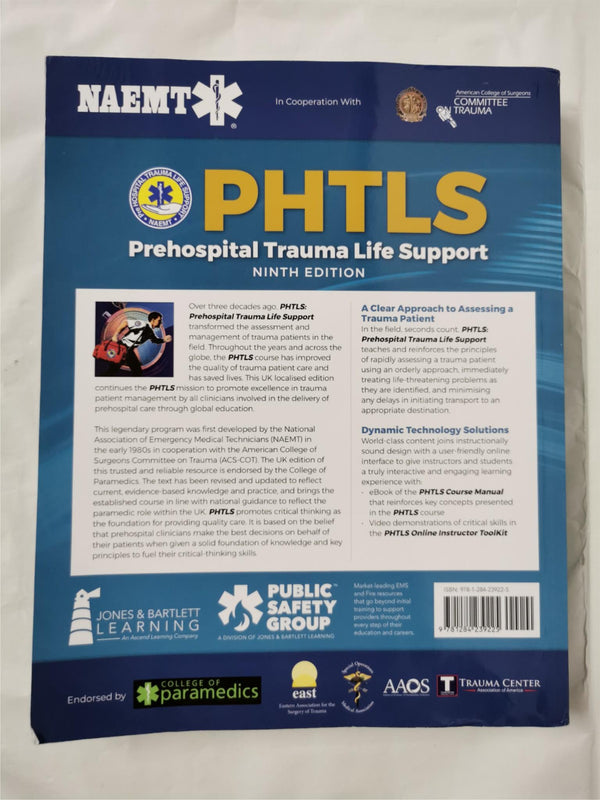 PHTLS 9e United Kingdom: Print PHTLS Textbook with Digital Access to Course
