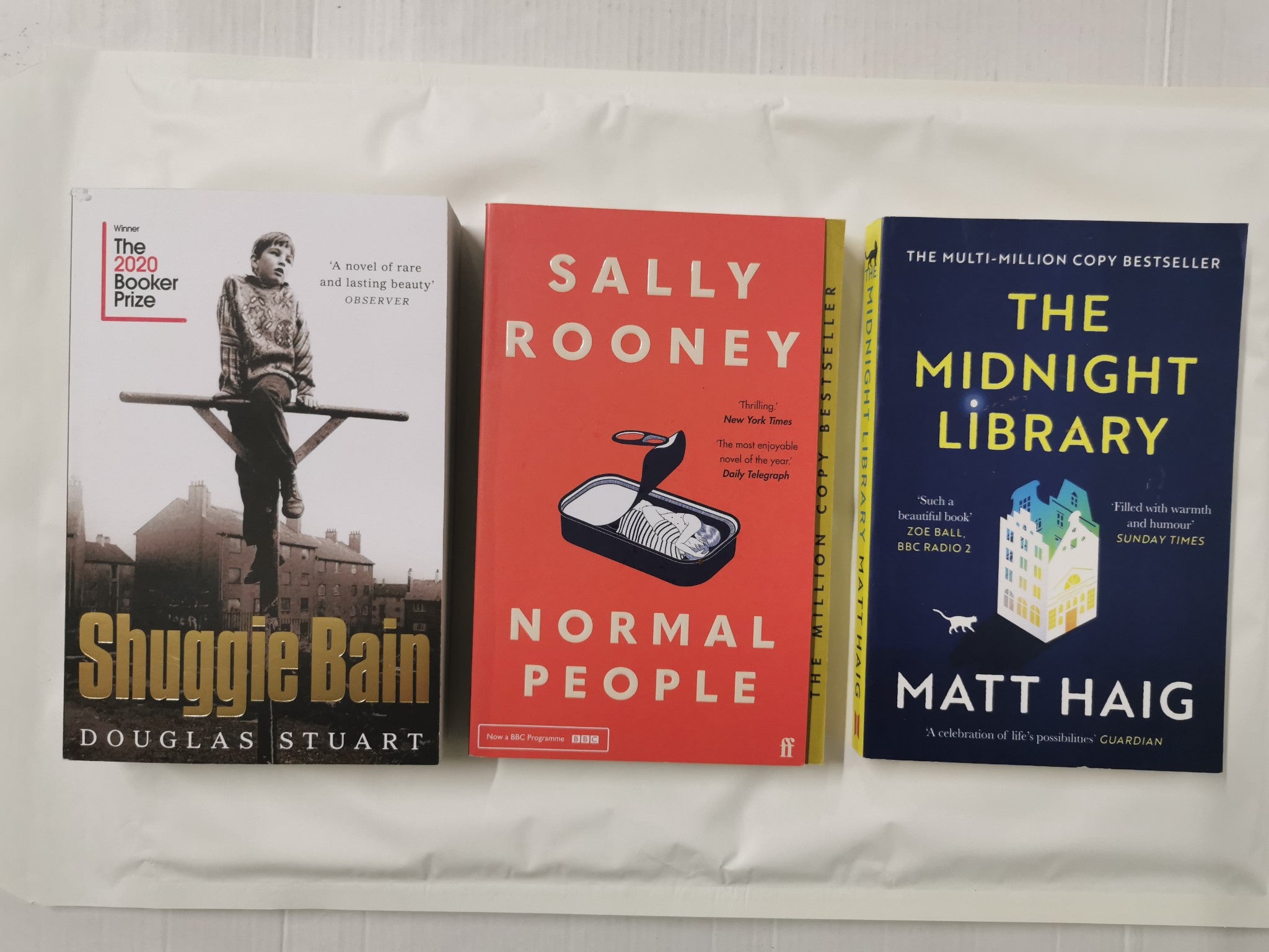 *Bestselling Lit Fic Bundle* Normal People, Shuggie Bain & The Midnight ...