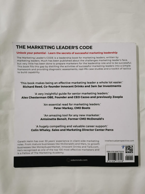 The Marketing Leader's Code: Unlock your potential by Gareth Helm