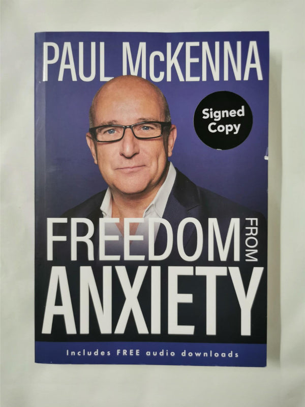 Freedom From Anxiety Paperback by Paul McKenna (Signed)