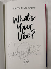 What's Your Vibe? Tuning into your best life by Craig David (SIGNED, Hardcover)