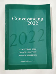 Conveyancing 2022 by Kenneth Reid, George Gretton & Andrew Steven
