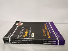 New GCSE Chemistry & Physics AQA Complete Revision & Practice *Damaged*