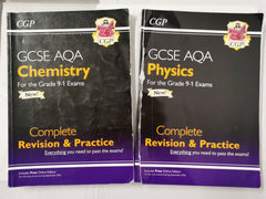 New GCSE Chemistry & Physics AQA Complete Revision & Practice *Damaged*