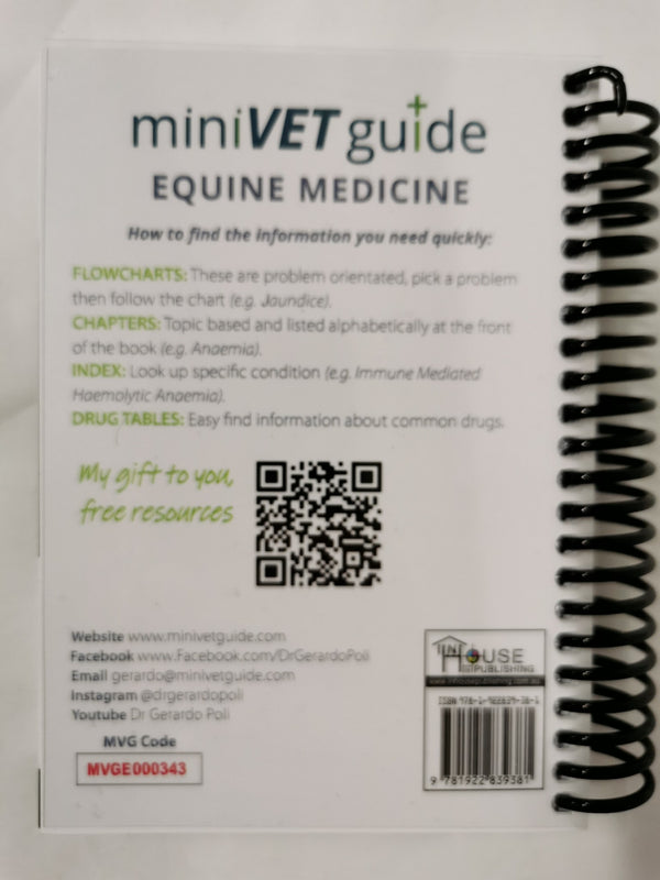MiniVet Guide Equine Medicine by Gerardo Poli