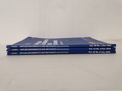 Applied Mathematics & Mechanics (English Edition) Vol 43 Nos 1, 2 & 6 (Shanghai)