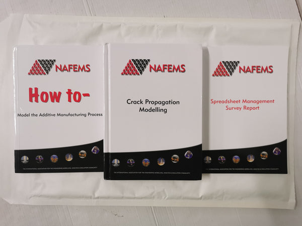 3 x NAFEMS books Incl. Crack Propagation Modelling