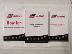 3 x NAFEMS books Incl. Crack Propagation Modelling