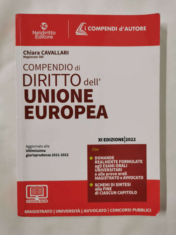 Compendio di diritto dell'Unione Europea di Chiara Cavallari