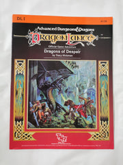 Advanced Dungeons & Dragons DL1 - DRAGONS OF DESPAIR by Tracy Hickman (B&W)