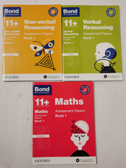 Bond 11+: Verbal & non Reasoning & Maths Assessment Papers