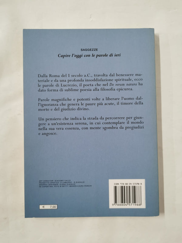 Vivere laico by Tito Lucrezio Caro