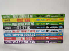 Horrible Histories Savage 8 Book Collection Set By Terry Deary Paperback