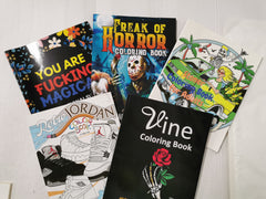 ADULT COLOURING BOOKS X 5 Book Bundle, Mixed Selection of Mandalas, Nature etc