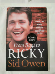 From Rags to Ricky by Sid Owen *Signed* (2021, Hardcover)