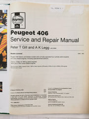 Peugeot 406 Petrol & Diesel (Mar 99 - 02) Haynes Repair Manual (2003, Hardcover)