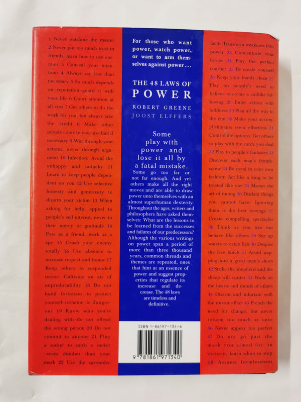 The 48 Laws Of Power by Robert Greene (Hardcover, 1998)