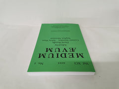 Medium Ævum Vol XCI 2022 No. 2, Edited by David Rundle, Corinne Saunders etc.