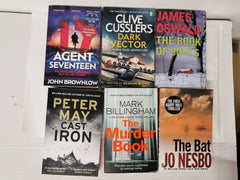 *Bundle* 6 Thrillers - Includes Clive Cussler, Peter May, Mark Billingham & More