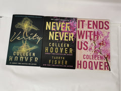 3 Colleen Hoover Bestsellers: It Ends With Us, Verity & Never Never
