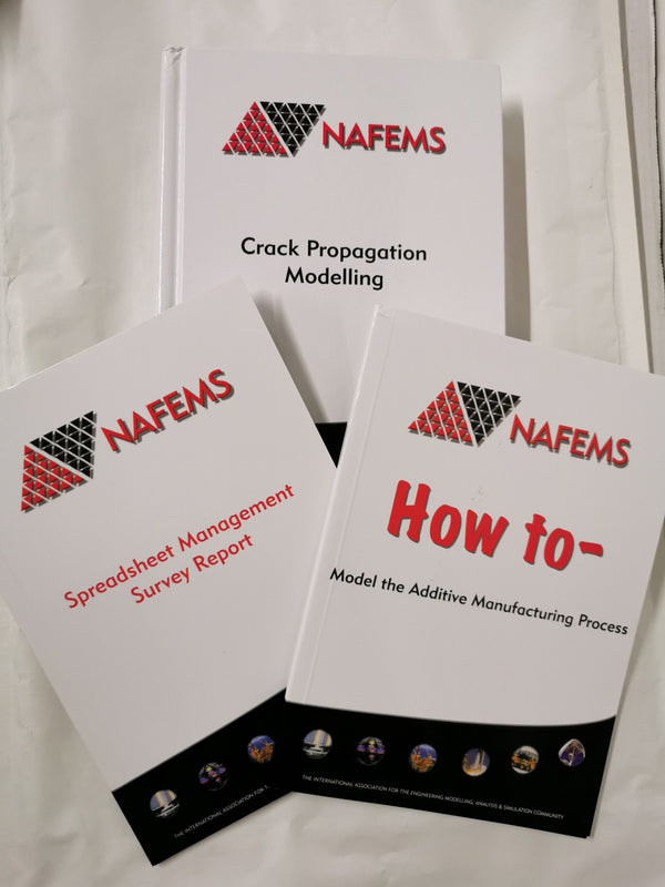 3 x NAFEMS books Incl. Crack Propagation Modelling