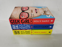 3 Geek Girl Books by Holly Smale: Geek Girl, All That Glitters & Picture Perfect