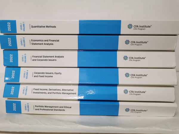 2022 CFA Level 1 Program Curriculum Textbooks - Full Set