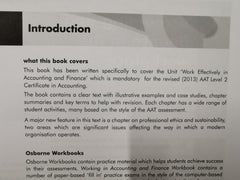 4 Costing, Bookkeeping, Accounting & Finance Tutorial & Workbooks (AAT Level 2)