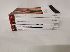 4 Oxford World's Classics: Shakespeare, Aristotle, Dacre, Turgenev