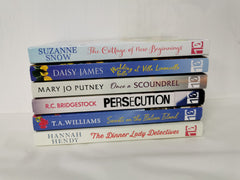 Bundle 6 Novels inc The Dinner Lady Detectives, Persecution, Once a Scoundrel...