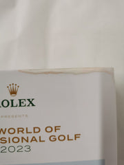 Rolex Presents the World of Professional Golf 2023 Founded by Mark H. Mccormack