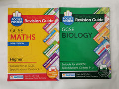 GCSE Chemistry, Physics, Biology & Maths Higher | Pocket Posters Revision Guides