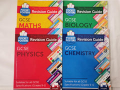 GCSE Chemistry, Physics, Biology & Maths Higher | Pocket Posters Revision Guides