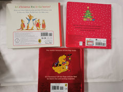 3 Baby / Toddler Touchy Feely Picture Lift the Flap Board Books Christmas Themed