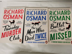 Thursday Murder Club & Man Who Died Twice & Bullet That Missed by RICHARD OSMAN