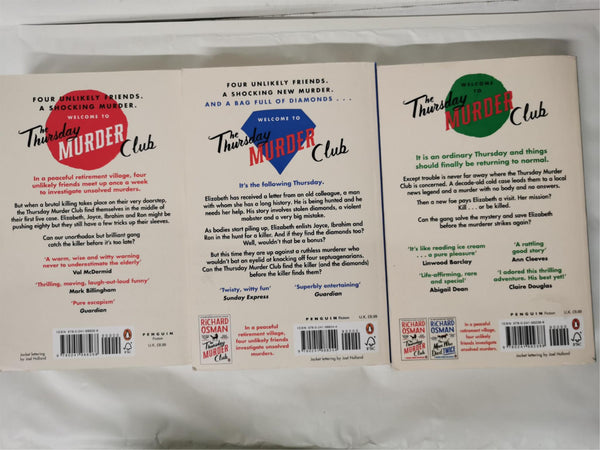 Thursday Murder Club & Man Who Died Twice & Bullet That Missed by RICHARD OSMAN