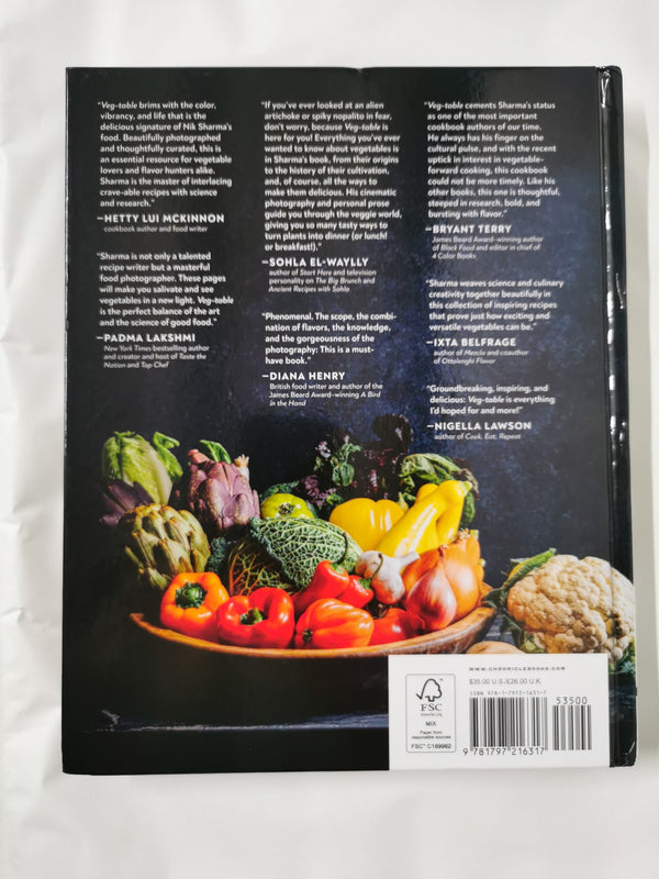Veg-Table : Recipes, Techniques, and Plant Science by Nik Sharma (Signed)