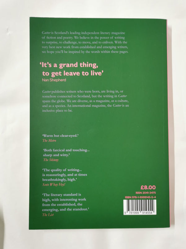 Gutter Magazine of Scottish and International Writing No. 22 Autumn 2020