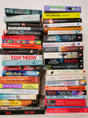 Joblot Wholesale of 40 New Fiction Books Collection Set Fiction, Crime, Thriller