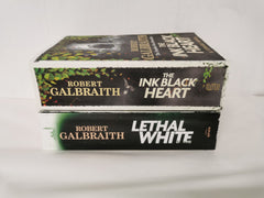 2 Robert Galbraith / Cormoran Strike Books: Lethal White & The Ink Black Heart