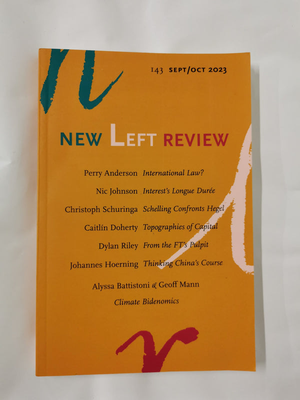 New Left Review Journal - No 143 - Sep / Oct 2023 - Paperback